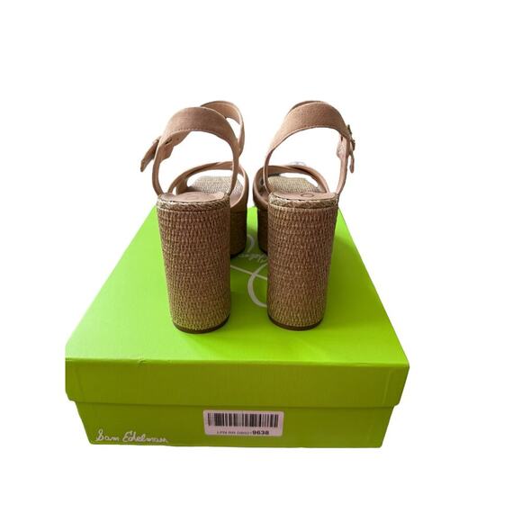 NIB Sam Edelman Women's Sesame Suede Trianna 2 Sandal Size 11 M - Picture 7 of 10